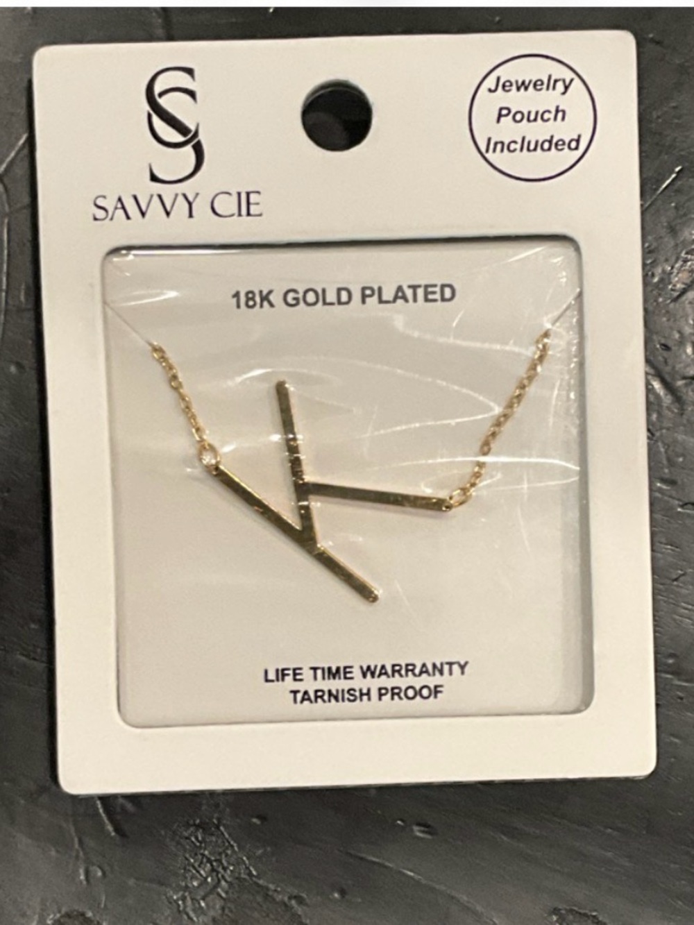 Savvy Cie Gold K Pendant Necklace